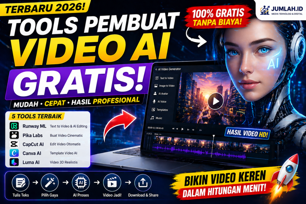 Tools Pembuat Video AI Gratis